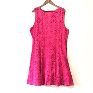 Apt. 9 Lace Fit & Flare Sleeveless Hot Pin…